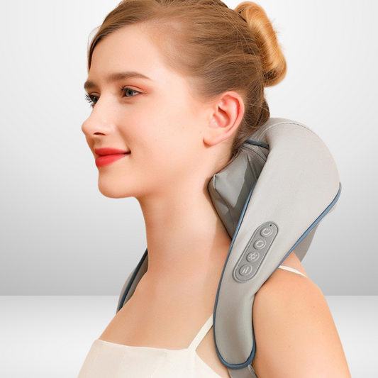 Neck and Shoulder Massager with Heat and Adjustable Intensity